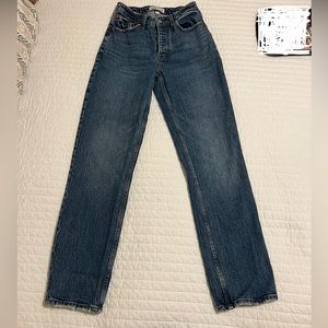 Abercrombie Curvy The Dad High Rise Jeans Size 26/2
